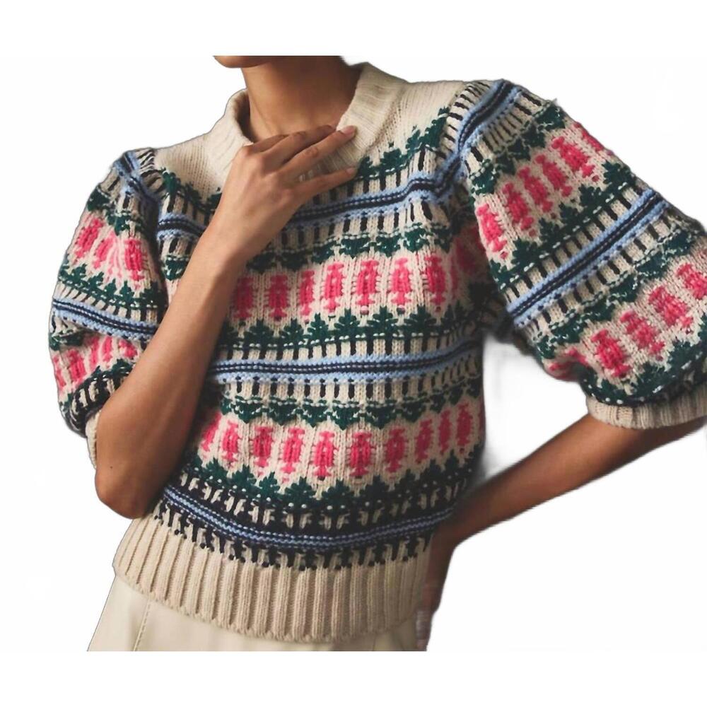 NEW MARIE OLIVER gail top in forest - Picture 5 of 6